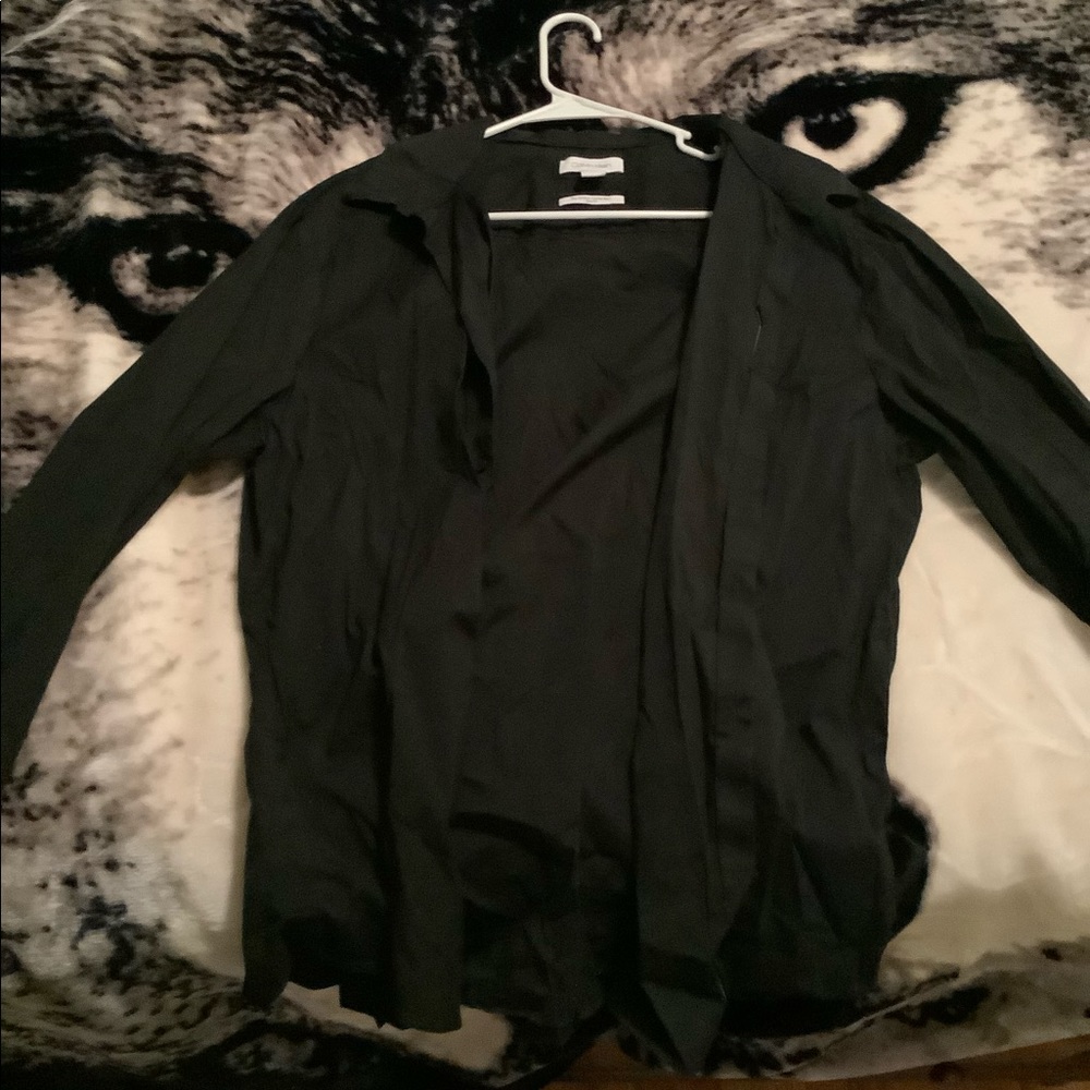 Calvin Klein Long Sleeve Tee Black Formal Dress XL